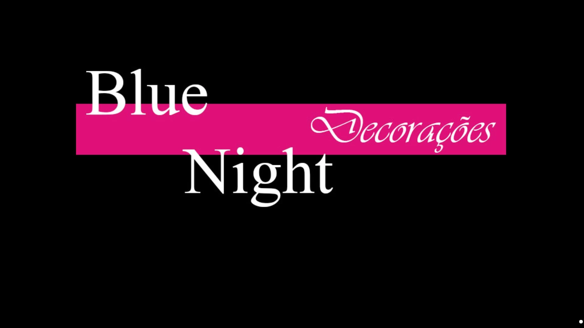 Blue Night Decorações