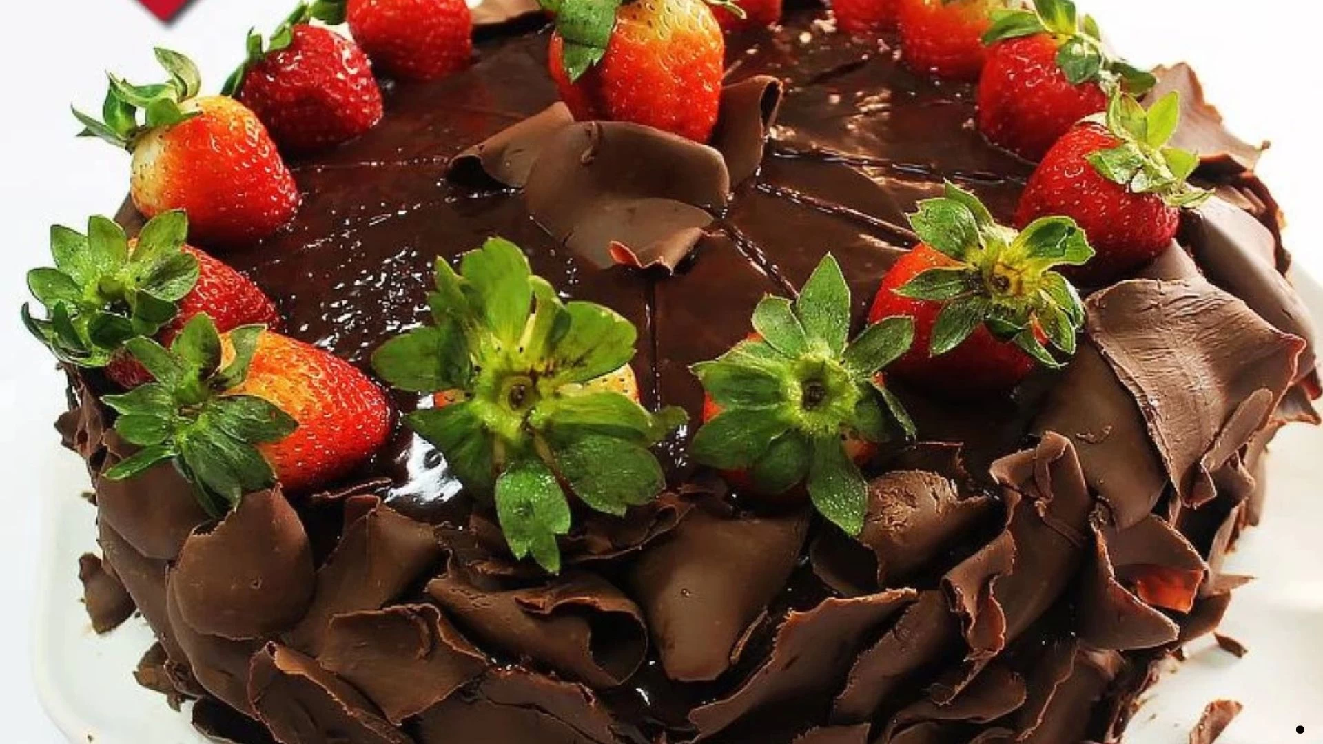 Bolo Trufado de Morango